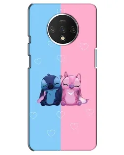Чехол для OnePlus 7T с картинкой «Stitch и Angel Love» Чехол для OnePlus 7T с картинкой «Stitch и Angel Love»