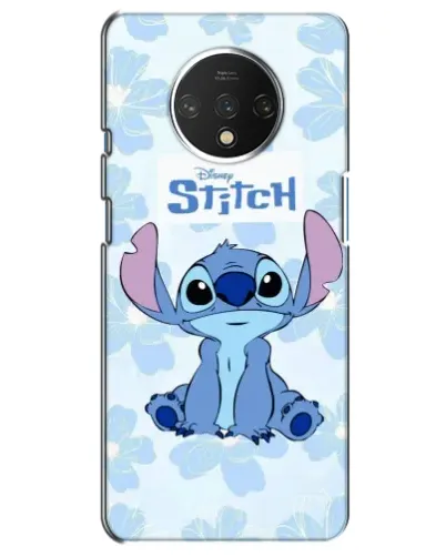Чехол для OnePlus 7T с картинкой «Stitch среди цветов» Чехол для OnePlus 7T с картинкой «Stitch среди цветов»