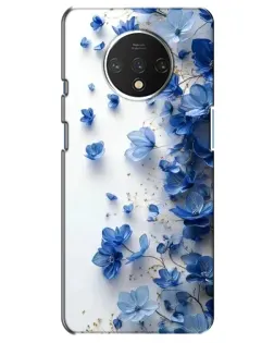 Чохол для OnePlus 7T з картинкою «Блакитний квітковий каскад»