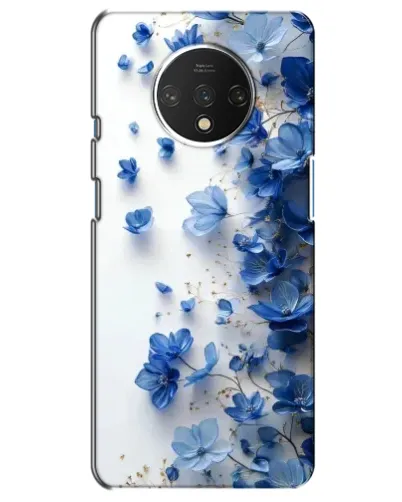 Чохол для OnePlus 7T з картинкою «Блакитний квітковий каскад»