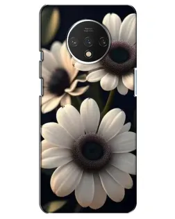 Чохол для OnePlus 7T з картинкою «Білі маргаритки макро»