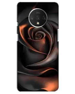 Чохол для OnePlus 7T з картинкою «Шовкова чорна троянда»