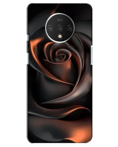 Чохол для OnePlus 7T з картинкою «Шовкова чорна троянда»