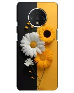 Чохол для OnePlus 7T з картинкою «Соняшник та ромашка»