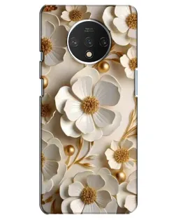 Чохол для OnePlus 7T з картинкою «Білі паперові квіти»