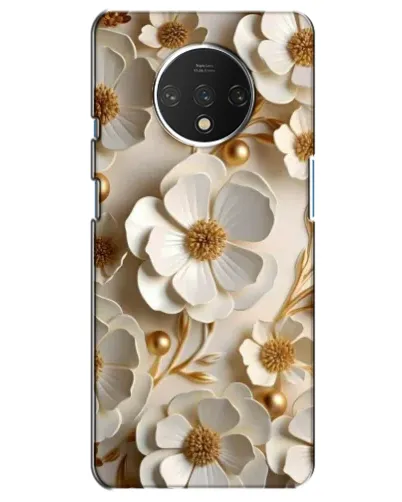 Чохол для OnePlus 7T з картинкою «Білі паперові квіти»