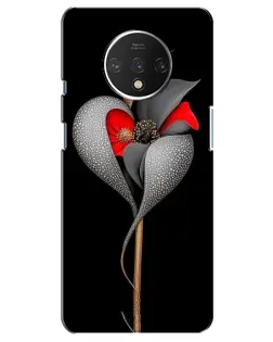 Чехол для OnePlus 7T с картинкой «Серебряный фантазийный цветок»