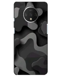 Чохол для OnePlus 7T з картинкою «Темний абстрактний камуфляж»
