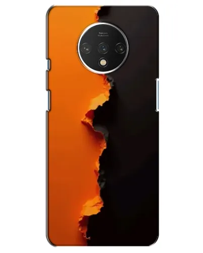 Чохол для OnePlus 7T з картинкою «Помаранчевий розлом»