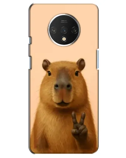 Чехол для OnePlus 7T с картинкой «Капибара виктория»