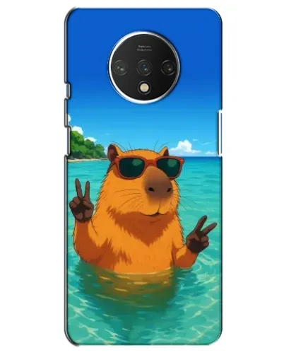 Чехол для OnePlus 7T с картинкой «Морская капибара»