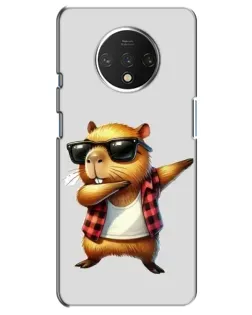 Чехол для OnePlus 7T с картинкой «Капибара рэпер даб»