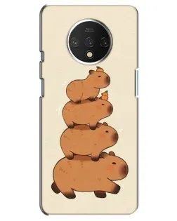 Чехол для OnePlus 7T с картинкой «Башня из капибар»