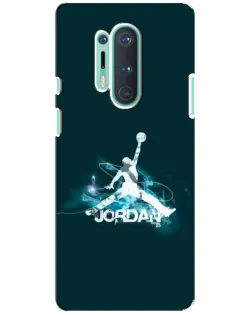 Чохол для OnePlus 8 Pro з картинкою «Jordan Blue Fire»