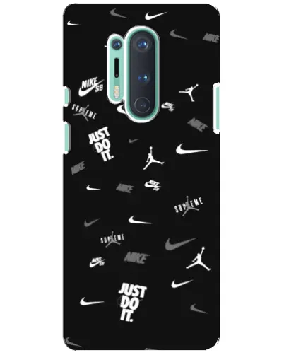 Чохол для OnePlus 8 Pro з картинкою «Nike Black Pattern» Чохол для OnePlus 8 Pro з картинкою «Nike Black Pattern»