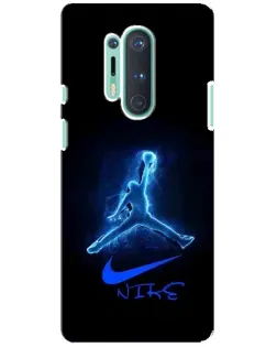 Чохол для OnePlus 8 Pro з картинкою «Jordan Neon Blue»