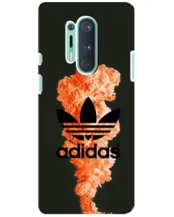 Чохол для OnePlus 8 Pro з картинкою «Помаранчевий дим Adidas»
