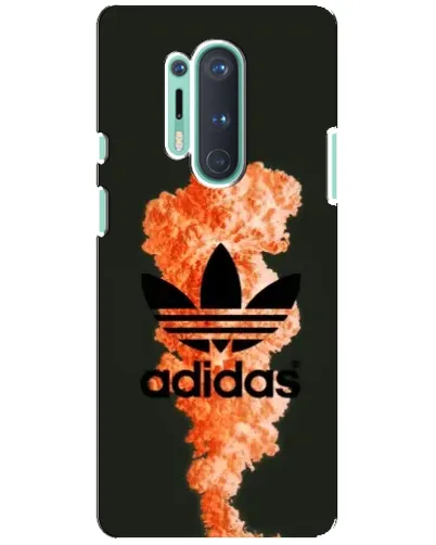 Чохол для OnePlus 8 Pro з картинкою «Помаранчевий дим Adidas»