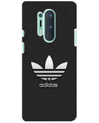 Чохол для OnePlus 8 Pro з картинкою «Adidas Карбонова текстура»