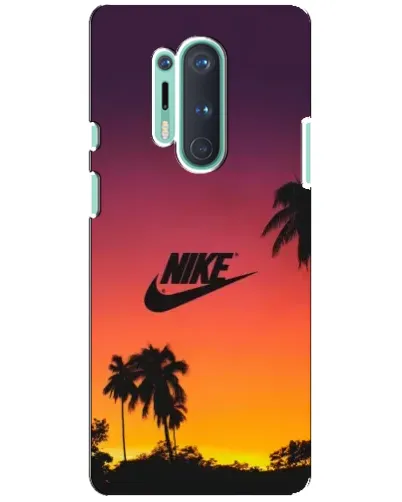 Чохол для OnePlus 8 Pro з картинкою «Nike на заході сонця»