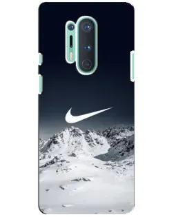 Чохол для OnePlus 8 Pro з картинкою «Nike — зимові гори»