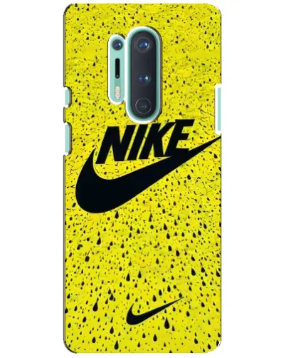Чохол для OnePlus 8 Pro з картинкою «Жовтий текстурний Nike»