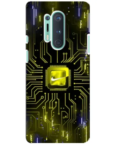 Чохол для OnePlus 8 Pro з картинкою «Nike — золота іскра»