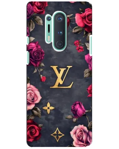 Чохол для OnePlus 8 Pro з картинкою «Квітковий Louis Vuitton»
