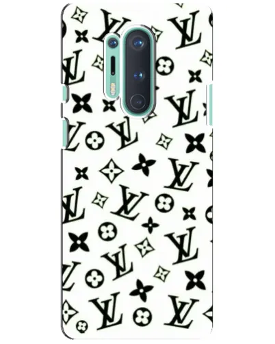 Чохол для OnePlus 8 Pro з картинкою «Монохромний хаос LV»