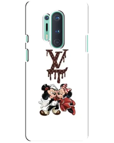 Чохол для OnePlus 8 Pro з картинкою «LV та Міккі Маус»