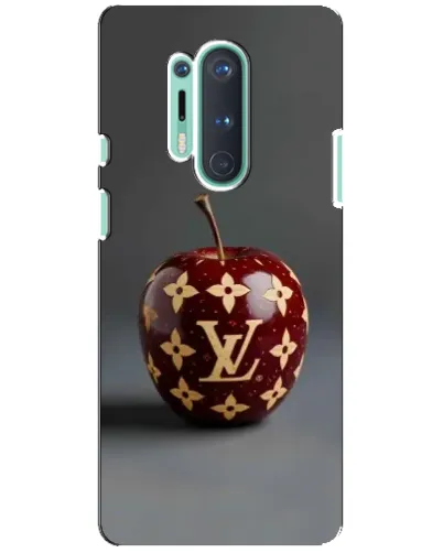 Чохол для OnePlus 8 Pro з картинкою «Червоне яблуко LV»