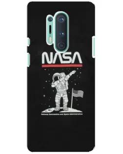 Чохол для OnePlus 8 Pro з картинкою «NASA — крокуємо по Місяцю»