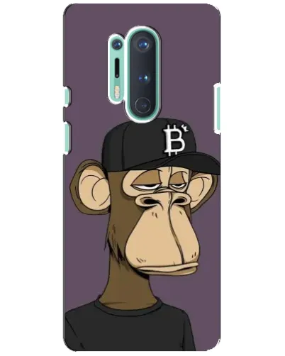 Чохол для OnePlus 8 Pro з картинкою «Bored Ape в кепці»