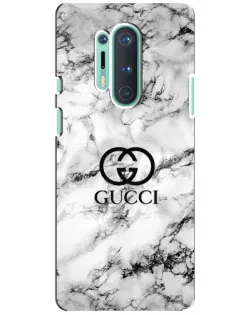 Чохол для OnePlus 8 Pro з картинкою «Gucci — мармуровий шик»