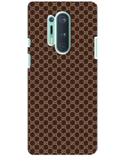 Чехол для OnePlus 8 Pro с картинкой «Gucci — шоколадная сетка»