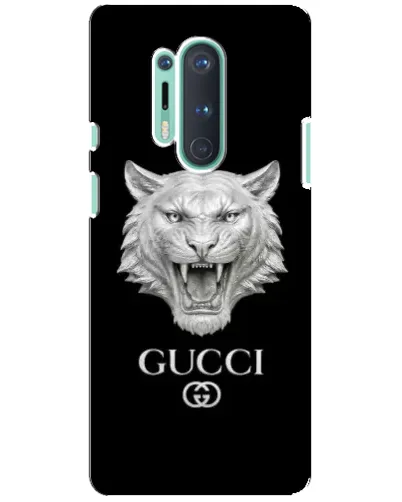 Чехол для OnePlus 8 Pro с картинкой «Gucci — серебряный лев» Чехол для OnePlus 8 Pro с картинкой «Gucci — серебряный лев»
