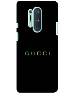 Чехол для OnePlus 8 Pro с картинкой «Gucci — неоновый минимализм»