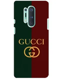 Чехол для OnePlus 8 Pro с картинкой «Gucci — темно-зеленый градиент»