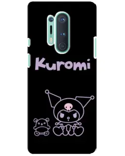 Чохол для OnePlus 8 Pro з картинкою «Kuromi — чорний мінімалізм» Чохол для OnePlus 8 Pro з картинкою «Kuromi — чорний мінімалізм»