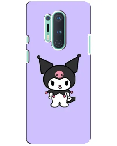 Чохол для OnePlus 8 Pro з картинкою «Kuromi — ніжний фіолетовий»