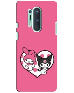 Чохол для OnePlus 8 Pro з картинкою «Kuromi та My Melody»
