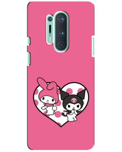 Чохол для OnePlus 8 Pro з картинкою «Kuromi та My Melody»