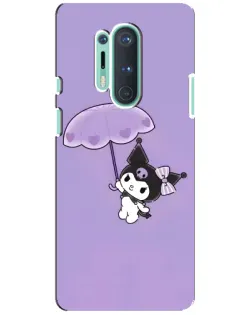 Чохол для OnePlus 8 Pro з картинкою «Kuromi з парасолькою»