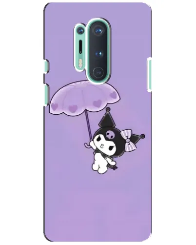 Чохол для OnePlus 8 Pro з картинкою «Kuromi з парасолькою»