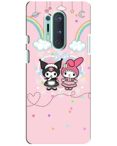 Чохол для OnePlus 8 Pro з картинкою «My Melody та Kuromi»