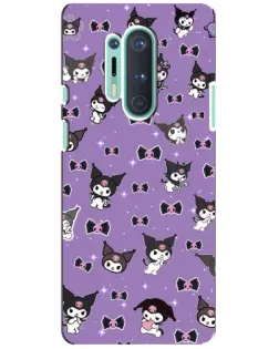 Чохол для OnePlus 8 Pro з картинкою «Kuromi — патерн»