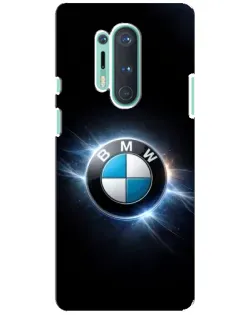 Чохол для OnePlus 8 Pro з картинкою «BMW — неонове сяйво»