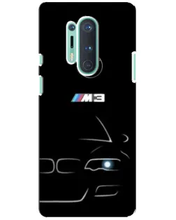 Чохол для OnePlus 8 Pro з картинкою «Мінімалістичний принт BMW M3»