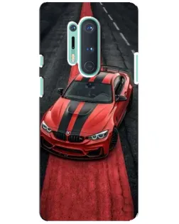 Чохол для OnePlus 8 Pro з картинкою «BMW на червоній доріжці»