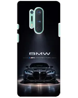 Чехол для OnePlus 8 Pro с картинкой «BMW сквозь ночной город»
